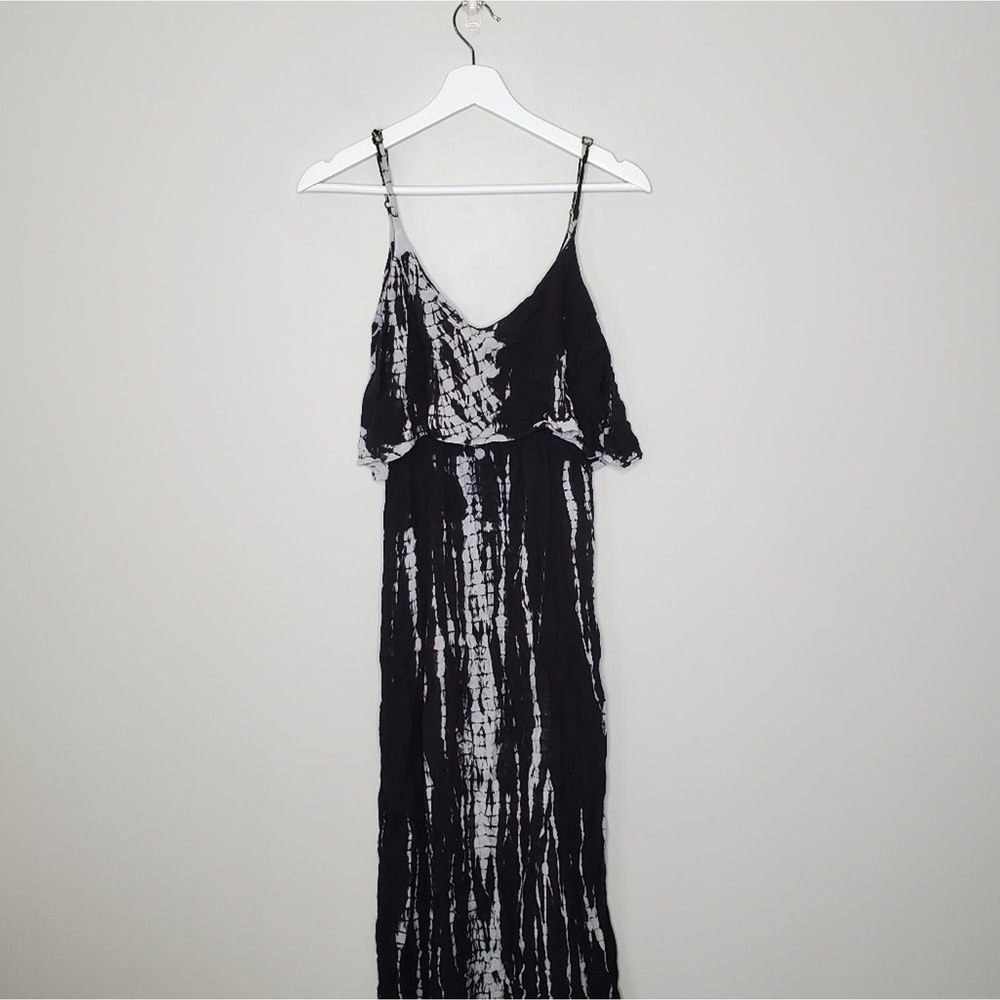 JAPNA | Tie Dye Flounce Maxi Dress‎ | XS